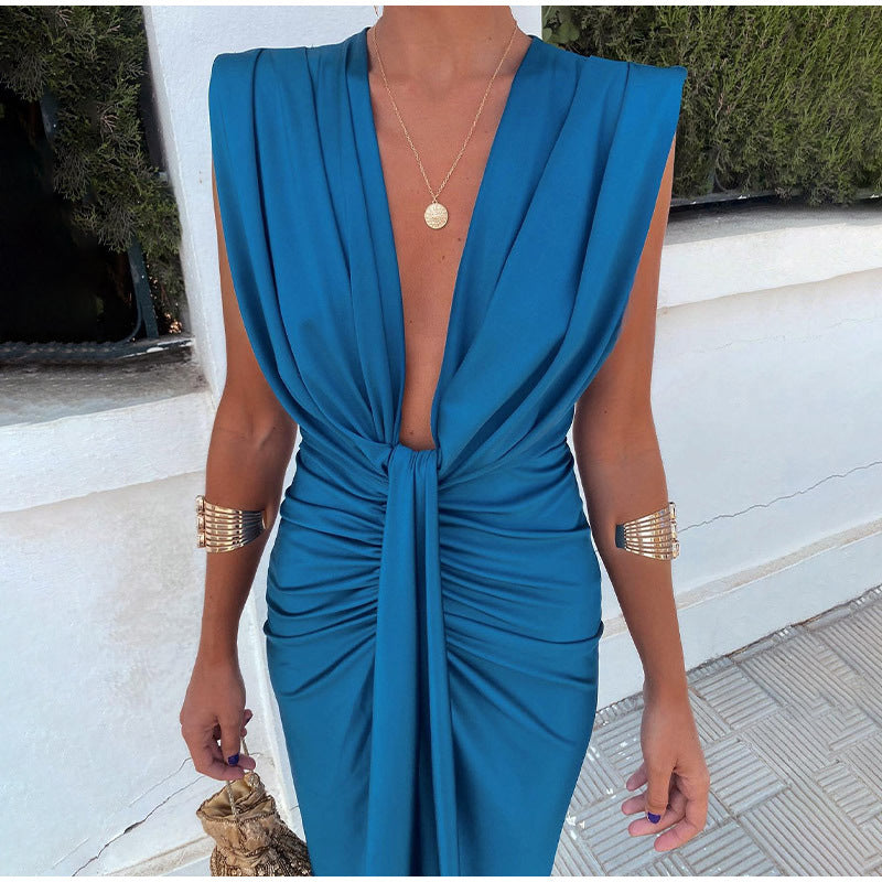 Fara™ | Robe de fête avec décolleté profond