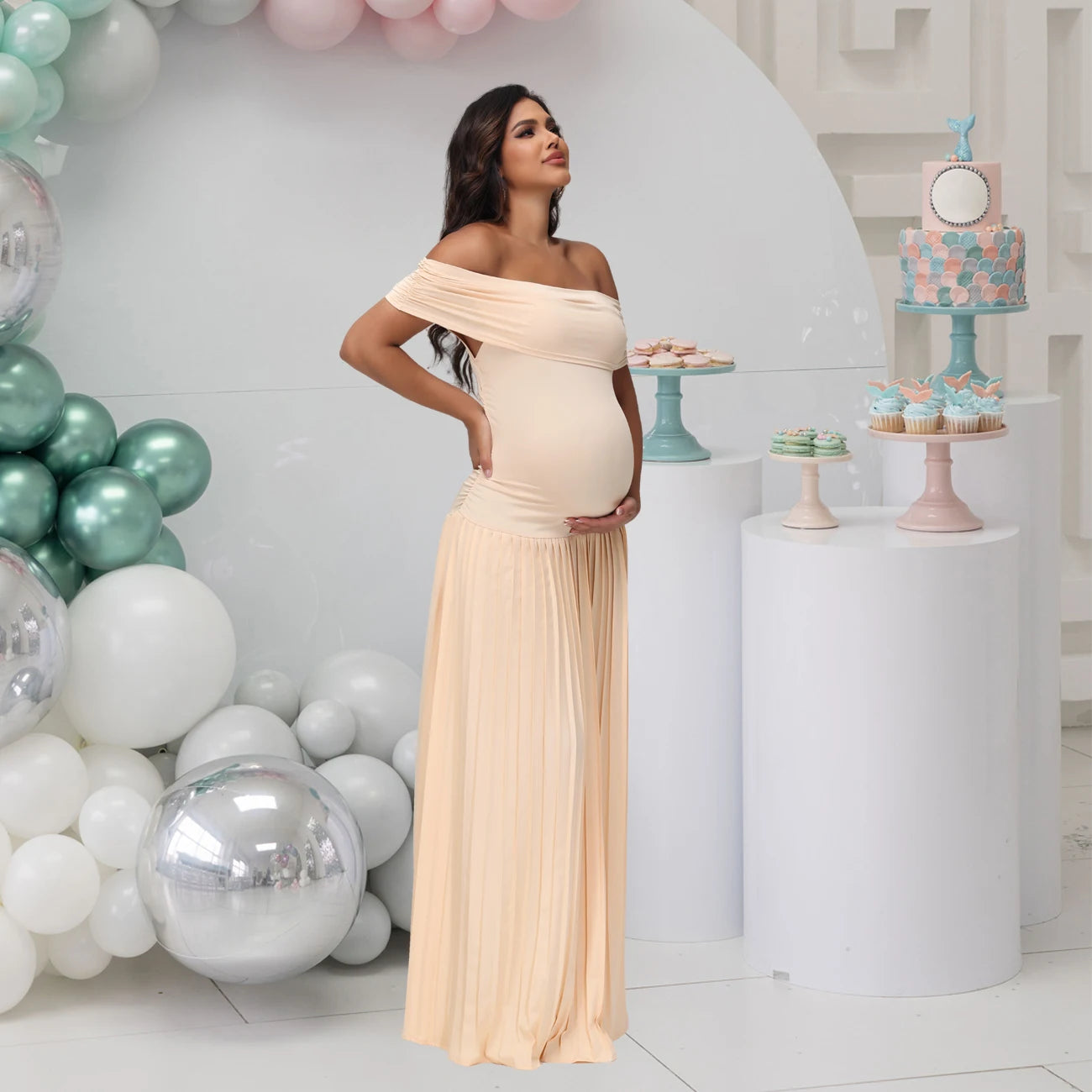 Lisa™ | Robe grossesse fluide et élégante