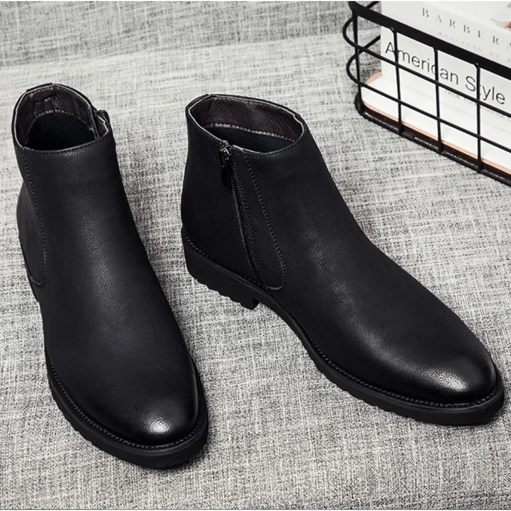 ERIK™ | VÅRMODE LÆRSTØVLER FOR MENN