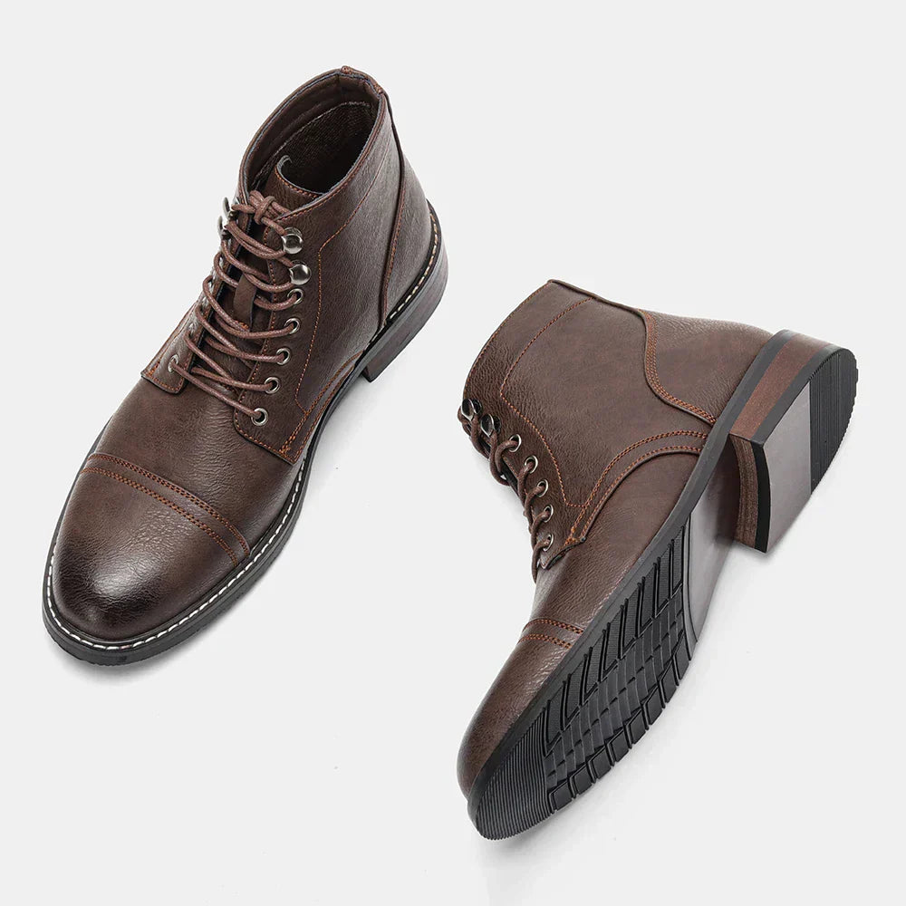 Olsen & Olsen™ Keith | Vintage derbystøvler med snute