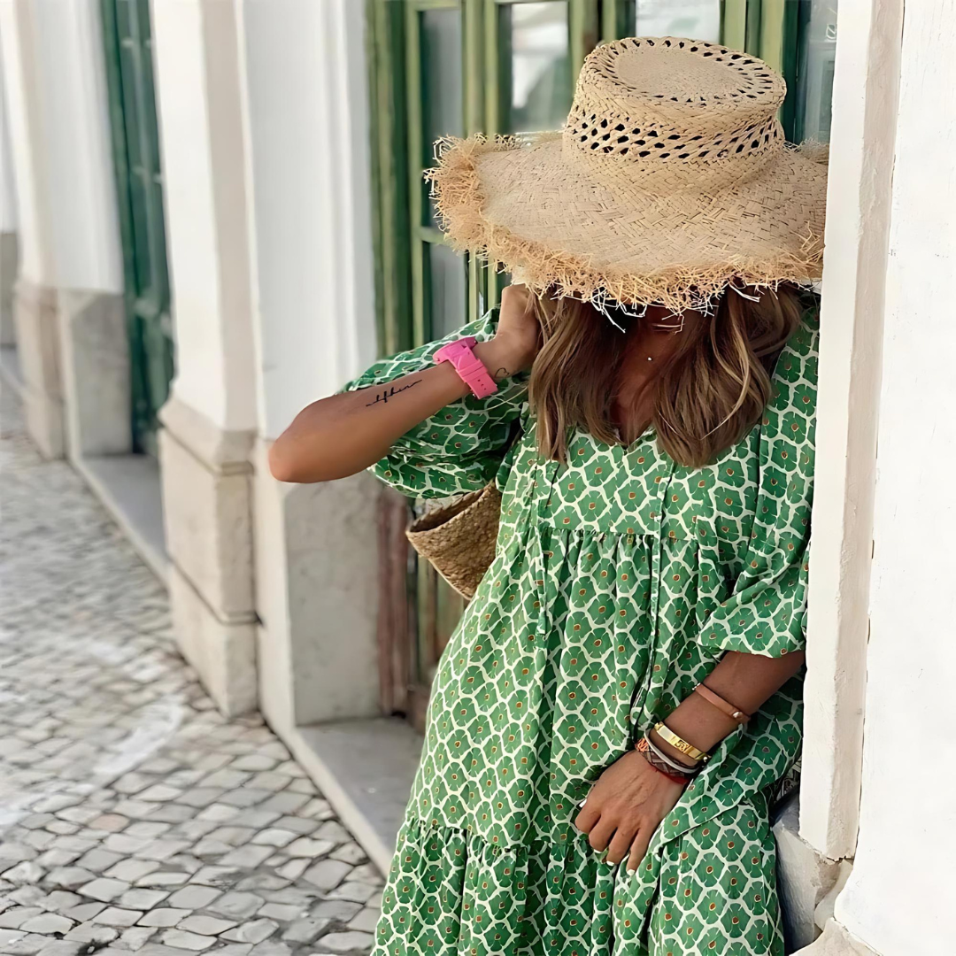 Sharon™ | Robe Longue Fleurie