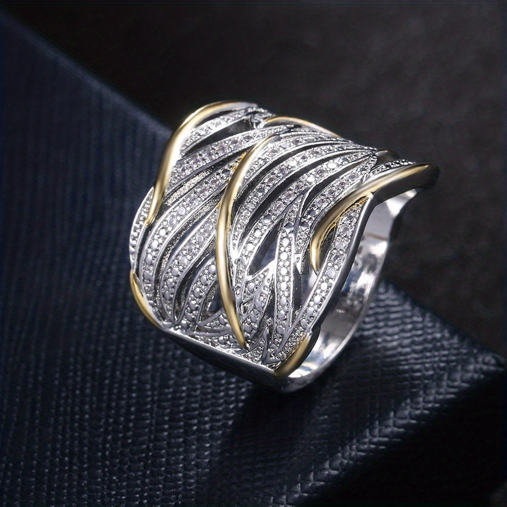Aline | Elegant Flerlagers Tvinnet Ring