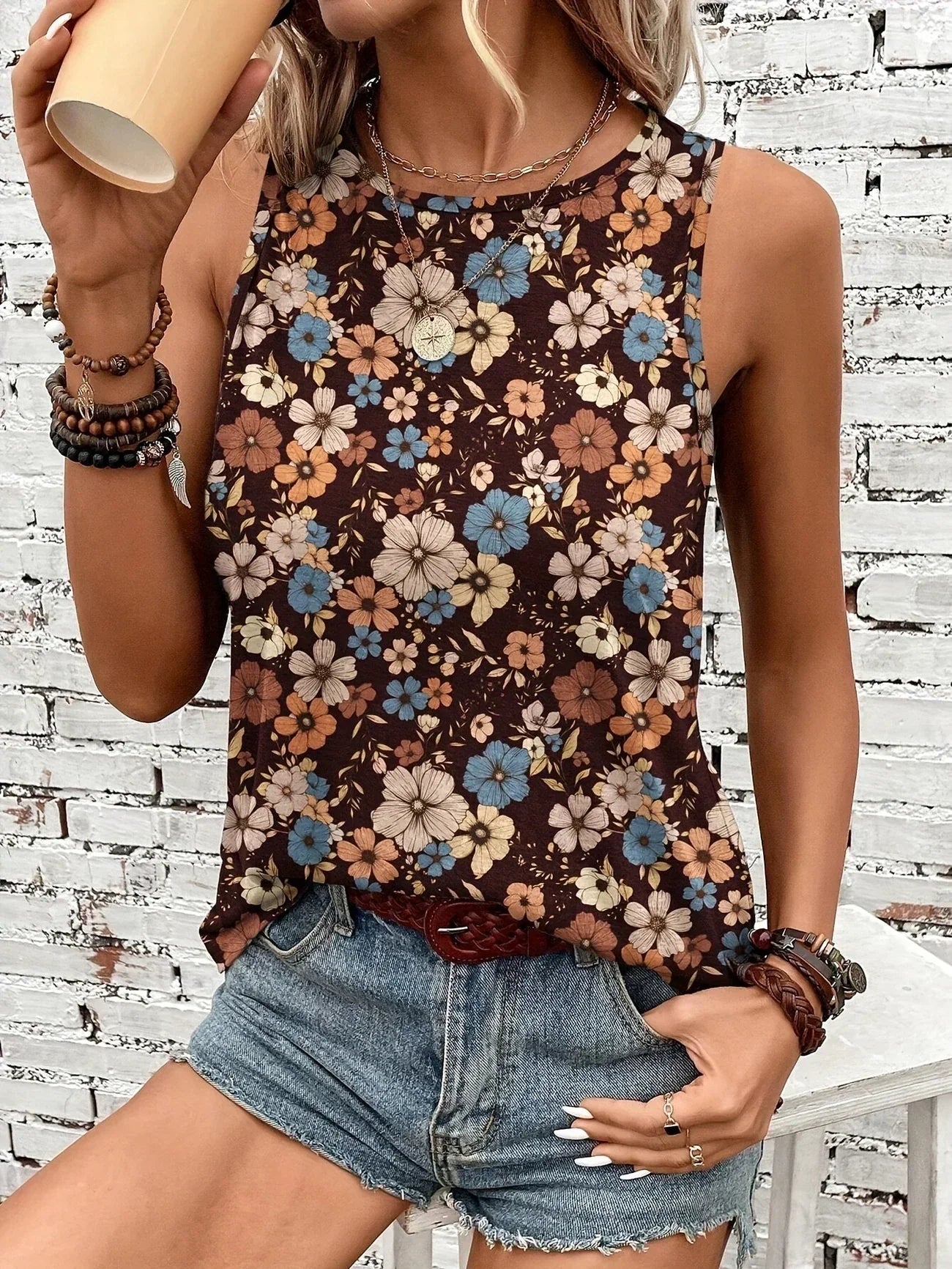 REYA | TOP D'ÉTÉ FLORAL CONFORTABLE