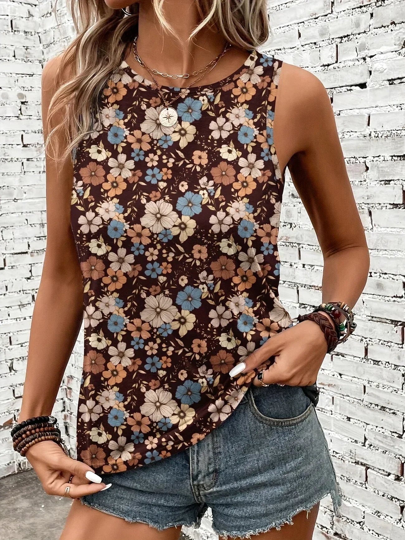 REYA | TOP D'ÉTÉ FLORAL CONFORTABLE