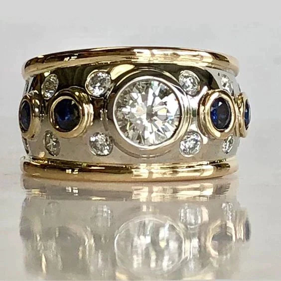 Kristin | Vintage Guldinlagt Zirkonia Ring