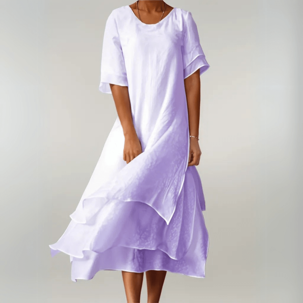 Isilde | Robe longue élégante en coton