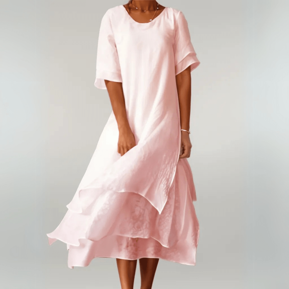 Isilde | Robe longue élégante en coton