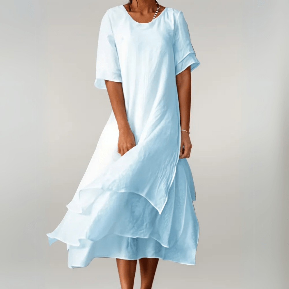 Isilde | Robe longue élégante en coton