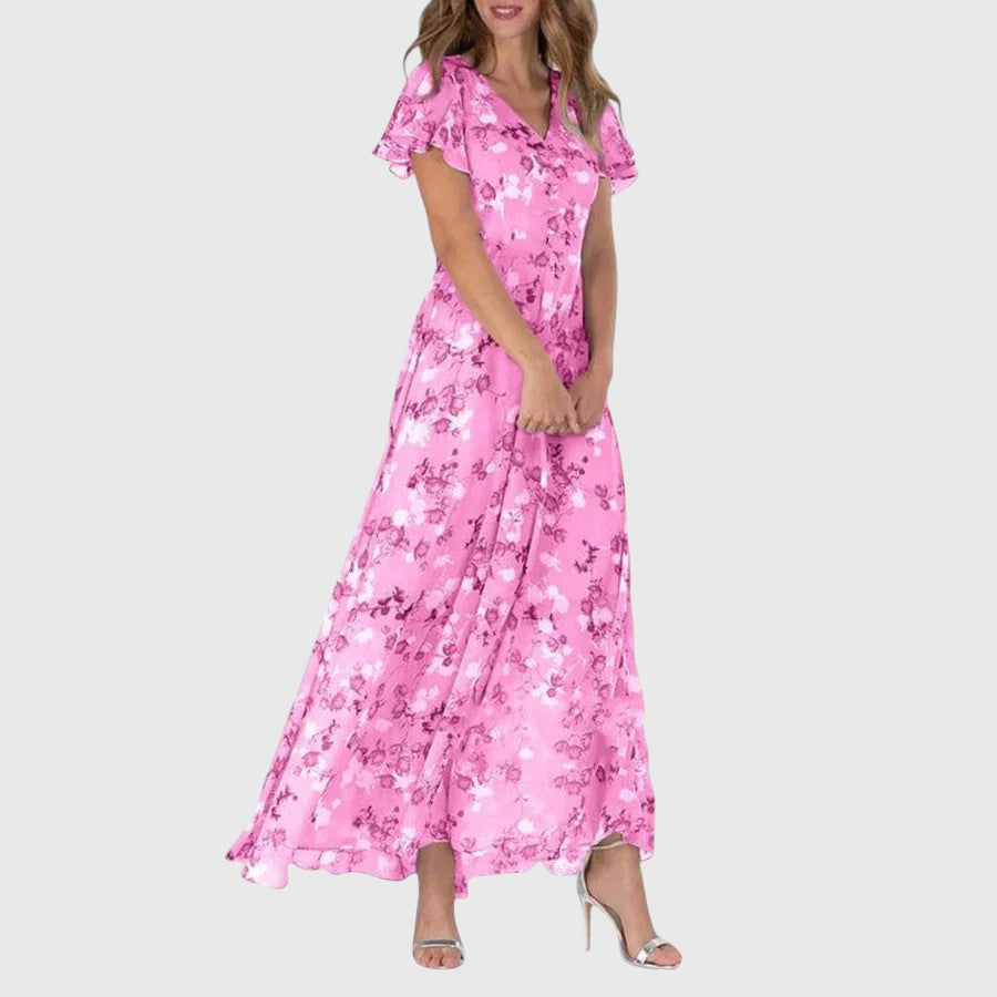 Alanna - Robe longue d'été pour dames